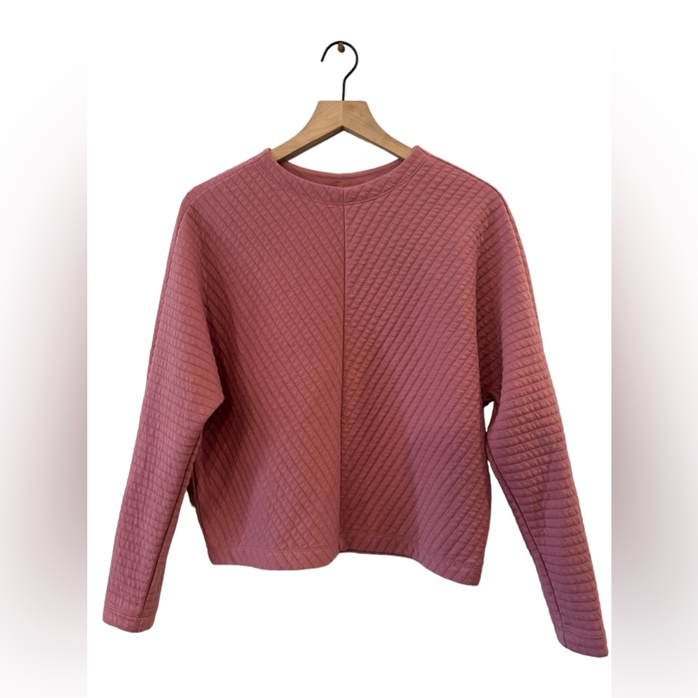 A New Day Women’s Quilted Boatneck Sweatshirt